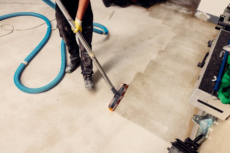 Post-construction cleaning